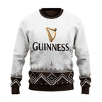 Personalized Guinness Winter Reindeer Ugly Sweater