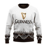 Personalized Guinness Winter Reindeer Ugly Sweater