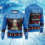 Personalized Michelob Ultra Funny Skeleton Ugly Sweater