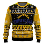 Personalized Twisted Tea Pine Tree Snowing Christmas Ugly Sweater