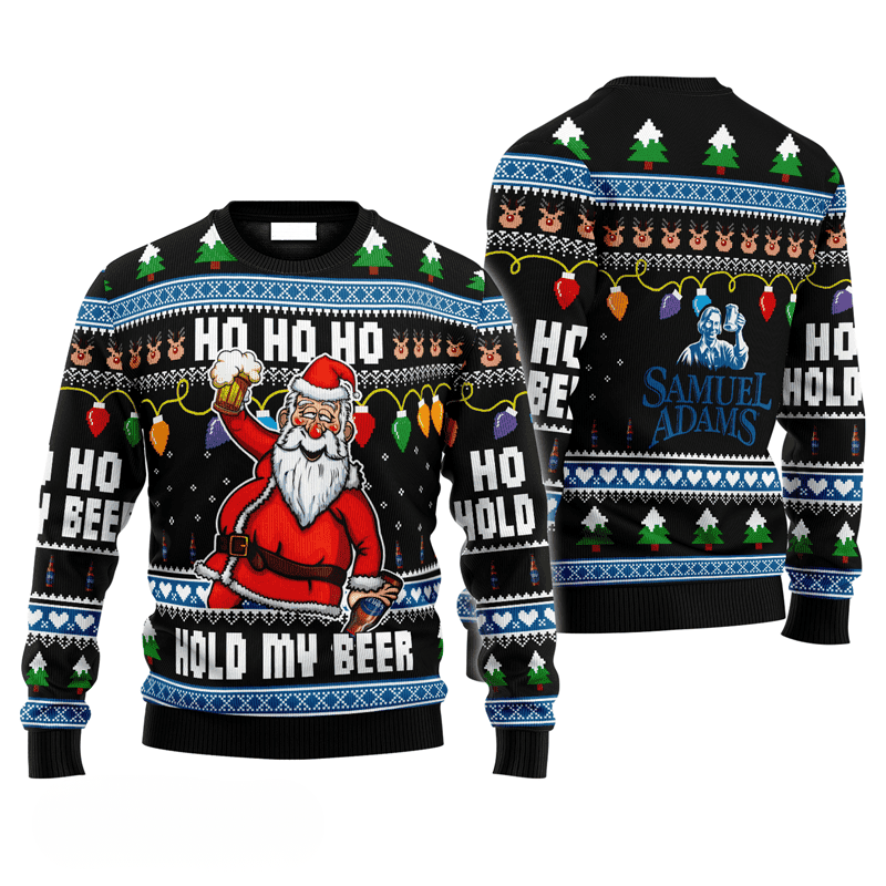 Samuel Adams Drunken Santa Ugly Sweater