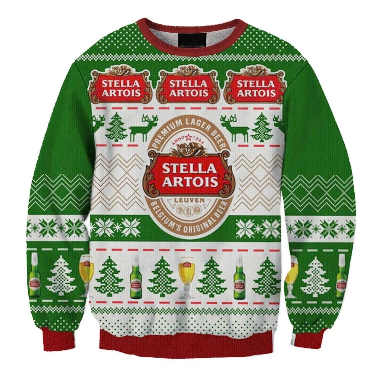 Stella Artois Holiday Ugly Sweater