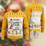 Twisted Tea Cat Hat Will Drink Everywhere Ugly Sweater